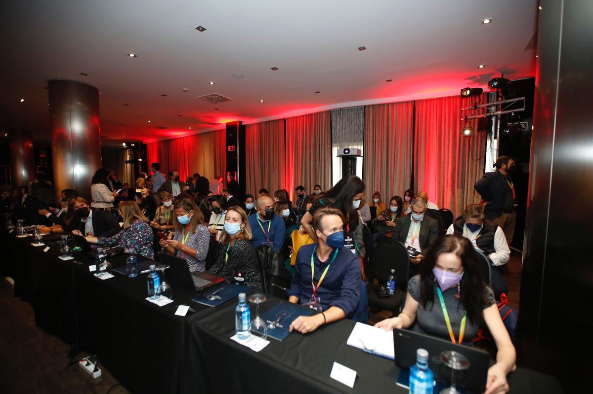 Asistentes al congreso, en el hotel Eurostars Palace.