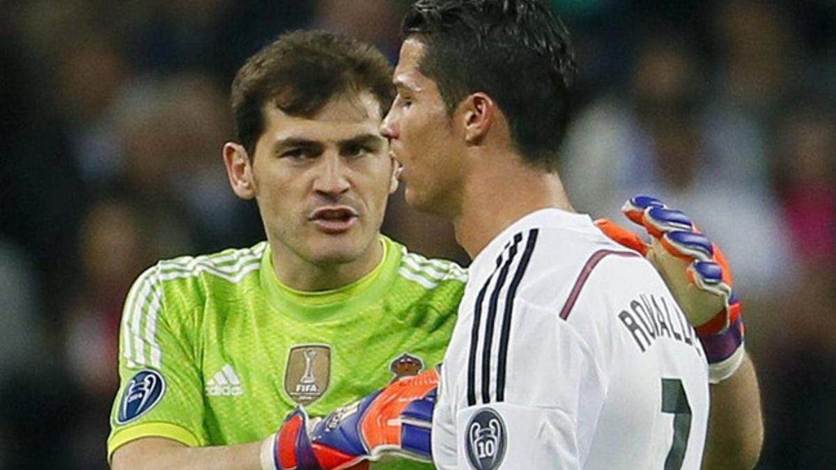 Cristiano y Casillas, después del partido con rostro triste