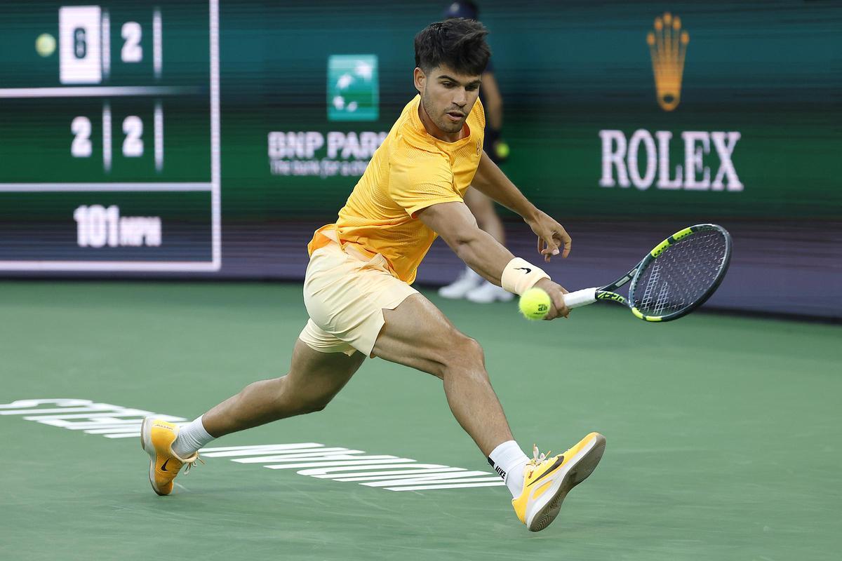 Alcaraz en Indian Wells.