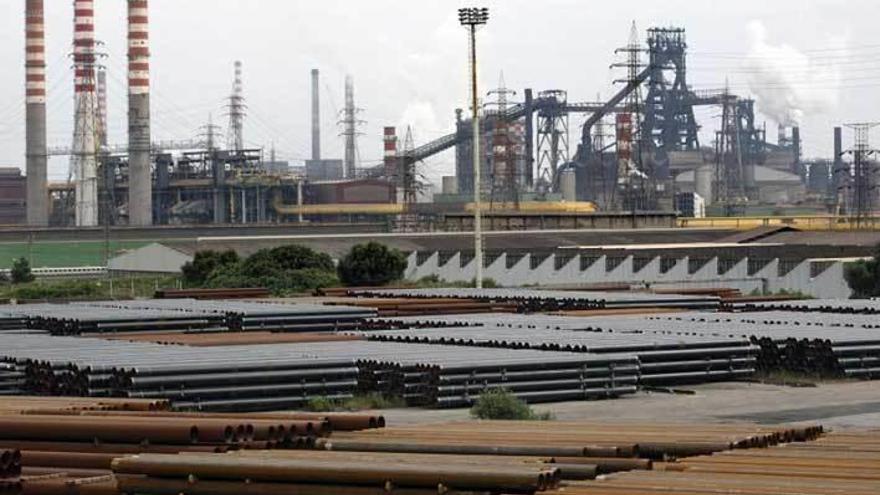 La planta italiana de Tarento que acaba de adquirir Arcelor-Mittal.