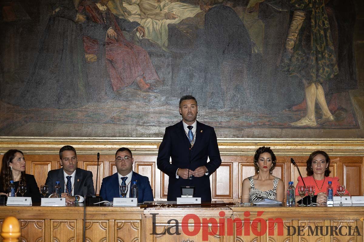 Pleno de investidura en el Ayuntamiento de Caravaca