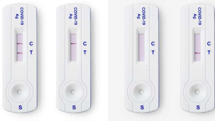 Imagen de test de autodiagnóstico para detectar el covid.