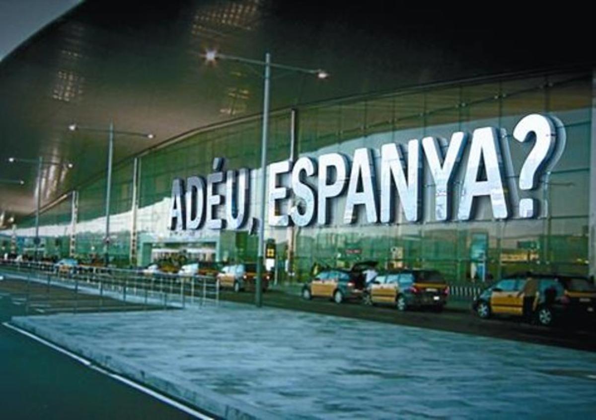 Imatge del reportatge de Dolors Genovès ’Adéu, Espanya?’, que TV-3 va emetre dijous a la nit.
