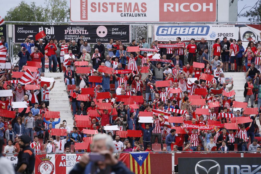 L'afició del Girona a Montilivi