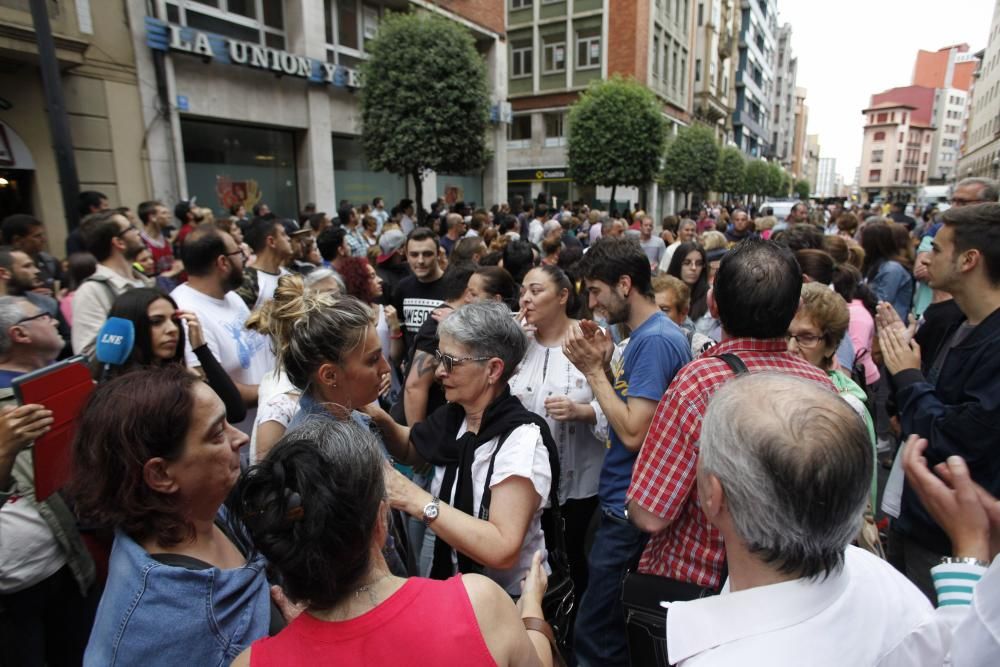 Concentración en Gijón