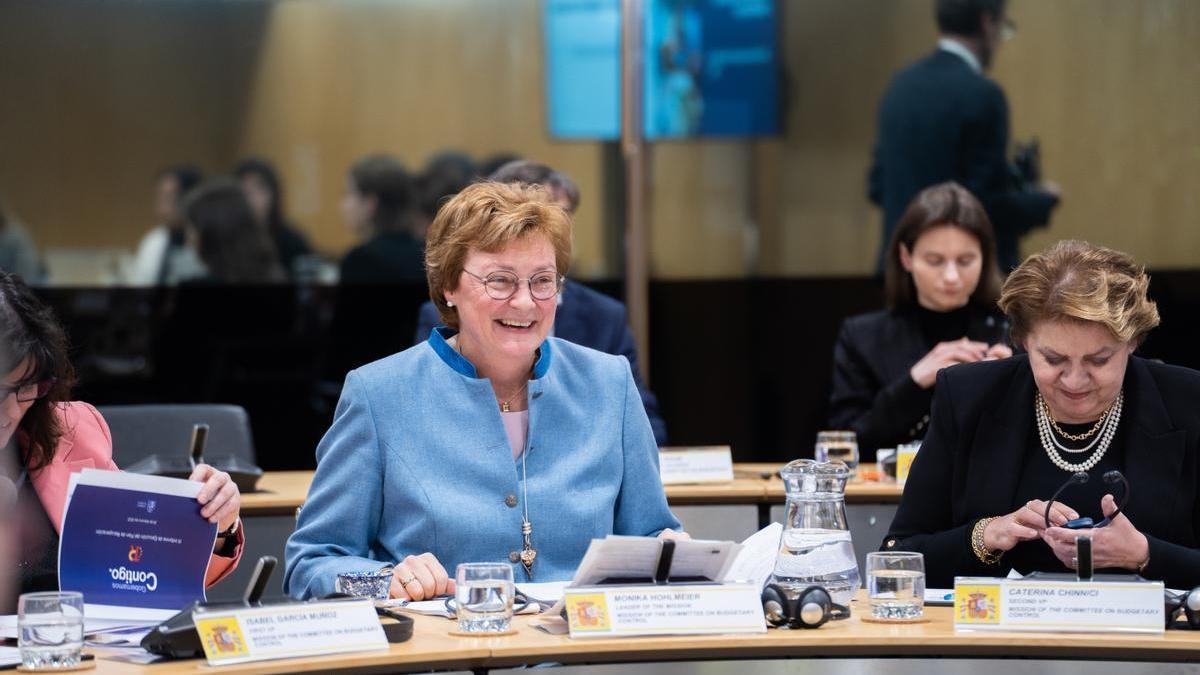 La presidenta de la misión de la Comisión de Control Presupuestario del Parlamento Europeo, Monika Hohlmeier.