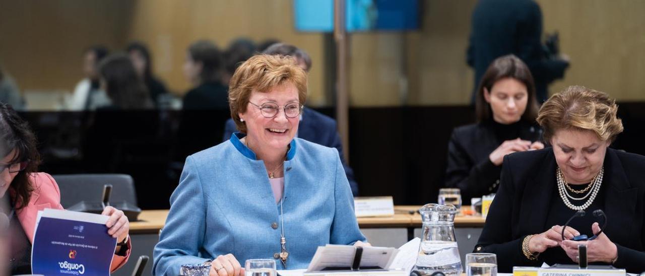 La presidenta de la misión de la Comisión de Control Presupuestario del Parlamento Europeo, Monika Hohlmeier.