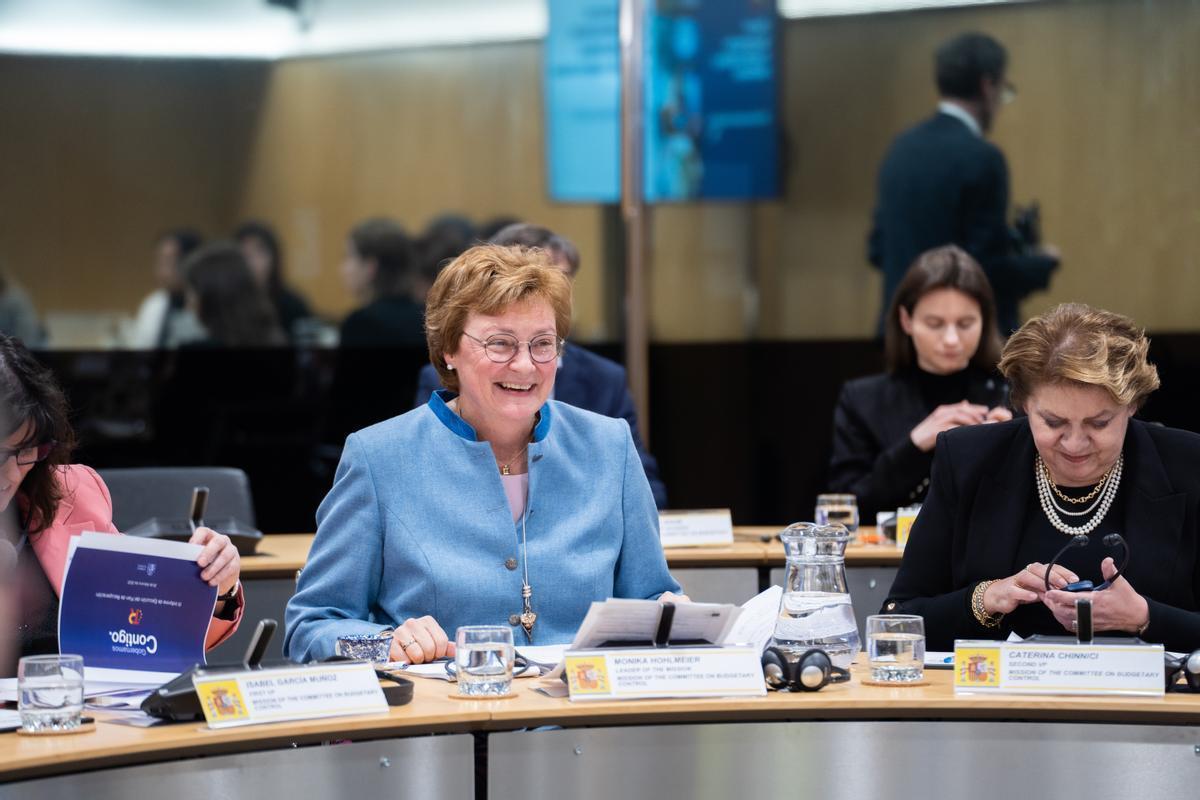 La presidenta de la misión de la Comisión de Control Presupuestario del Parlamento Europeo, Monika Hohlmeier.