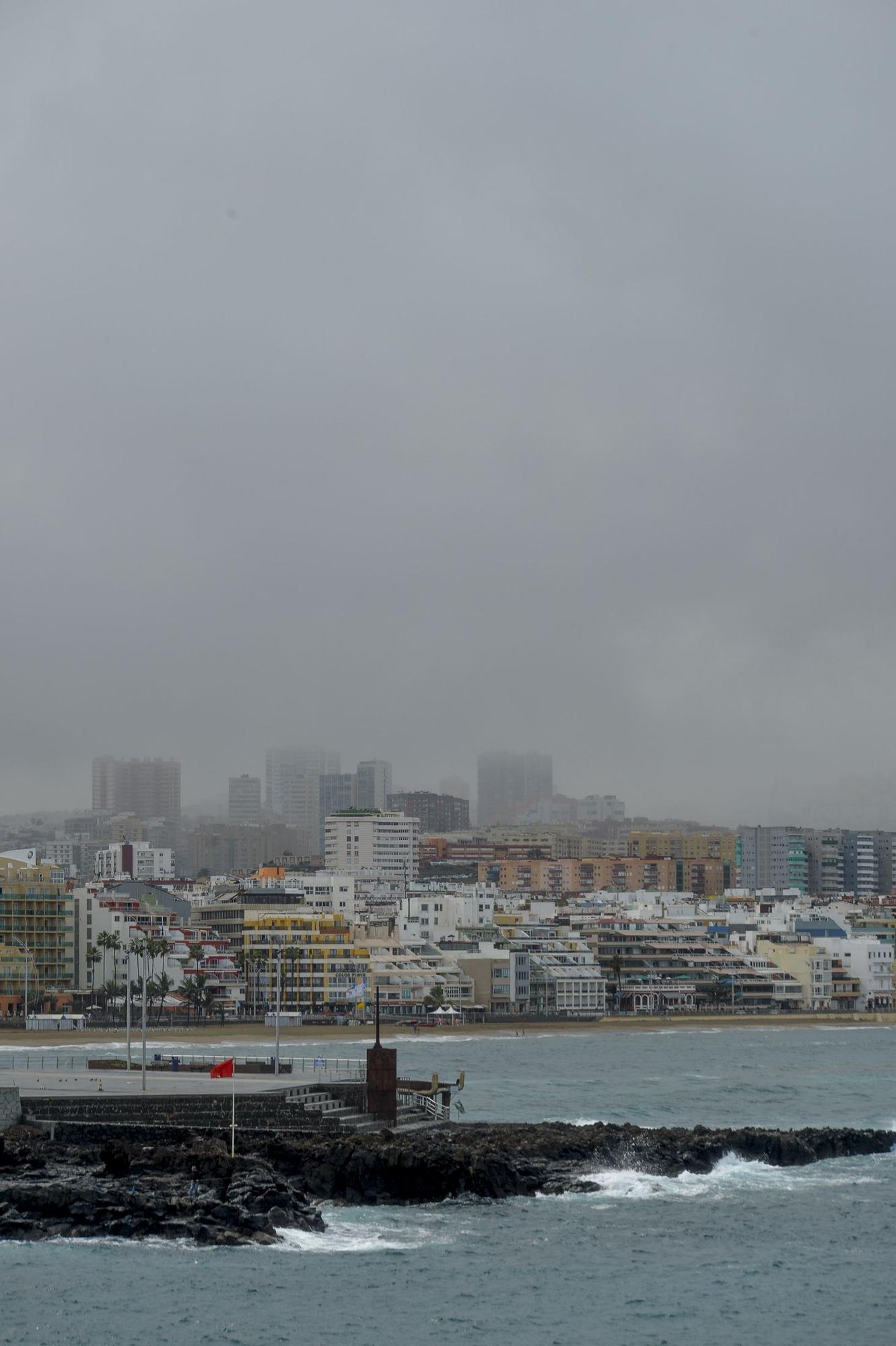 Jornada de frío y viento en Gran Canaria