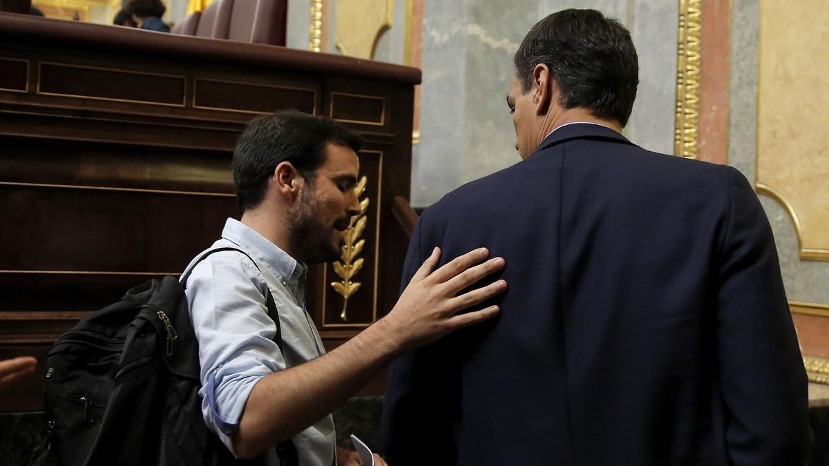 Pedro Sánchez y Alberto Garzón