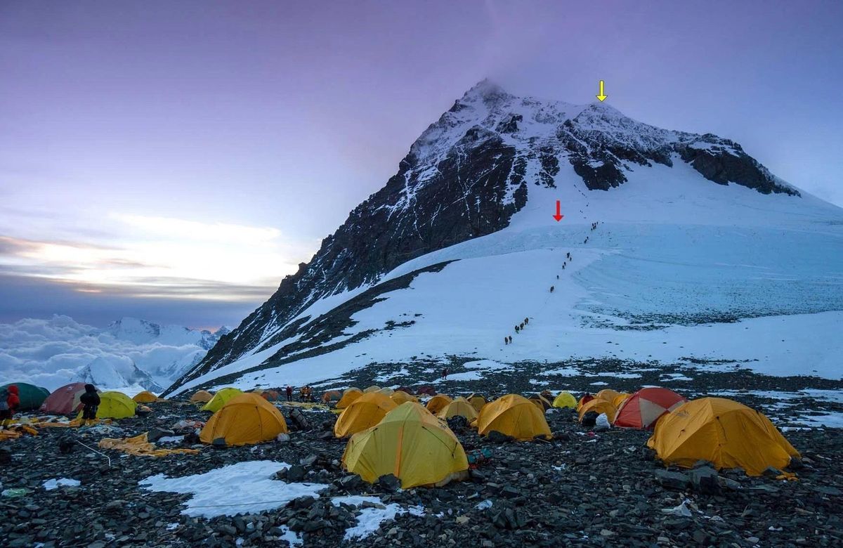 Ubicación del glaciar