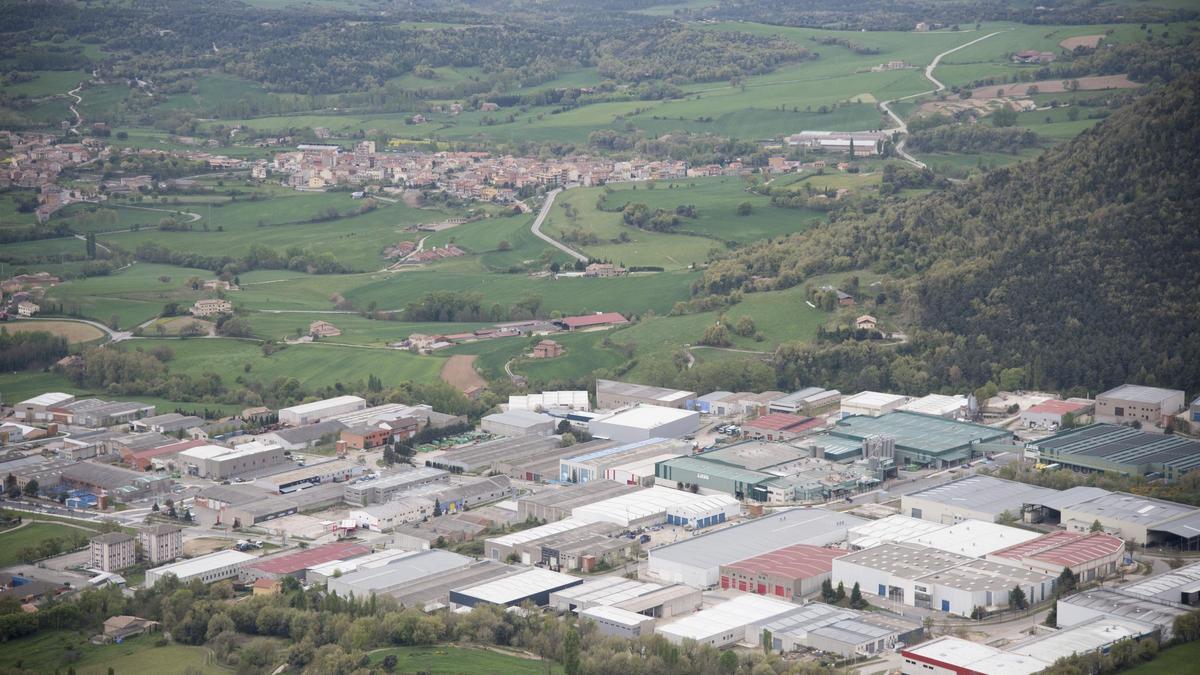 Vista general del polígon de la Valldan