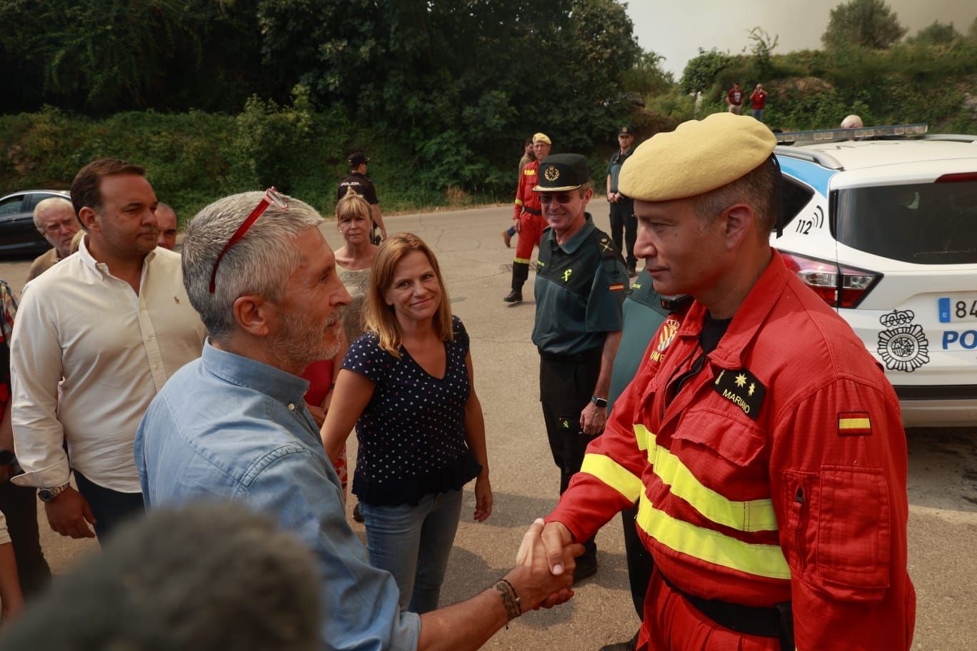 Espectaculares imágenes del incendio en Bejís