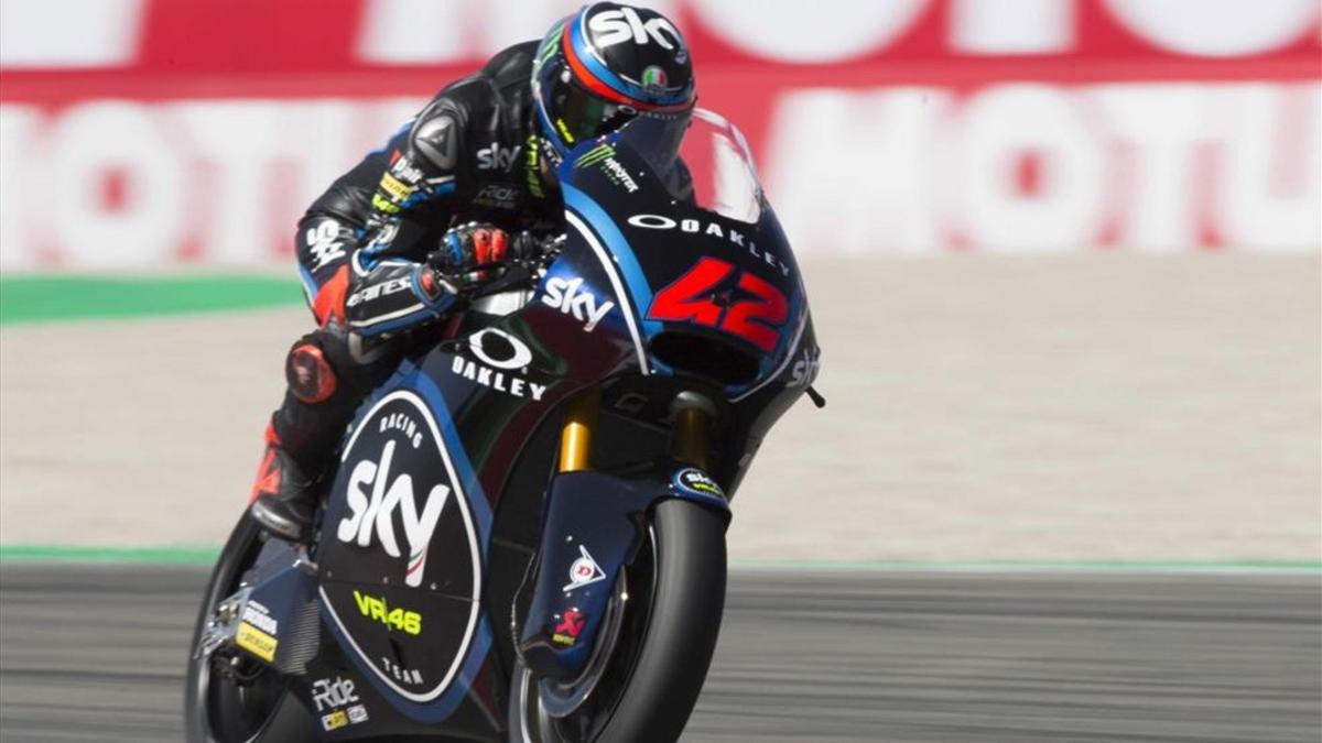 Bagnaia dominó la primera y la segunda sesión de entrenamientos