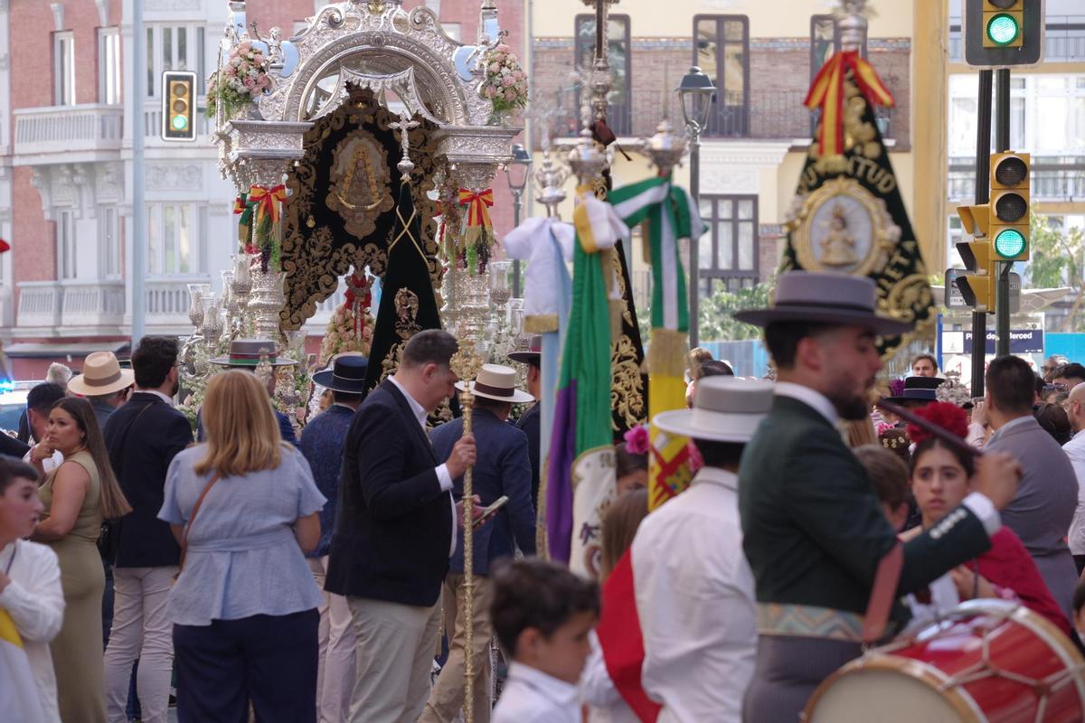 Fotos: La hermandad de Nuestra Señora del Rocío Málaga la Caleta emprende su Camino