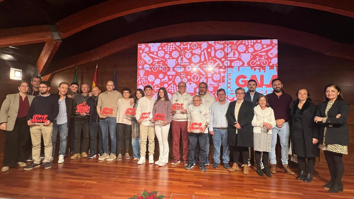 Premiados XXVII Gala del Deporte de Trujillo 2025.
