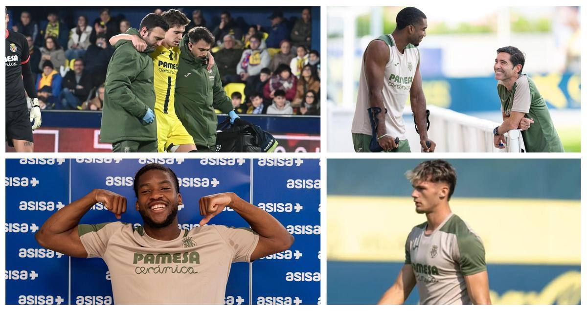 Cuatro lesionados de gravedad en el Villarreal 2025/26.