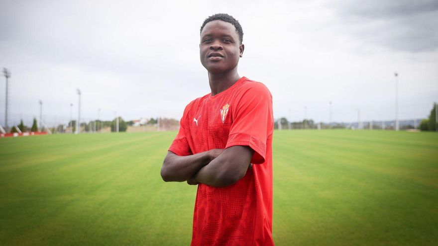Khalid Adamu, en Mareo. | A. MENÉNDEZ