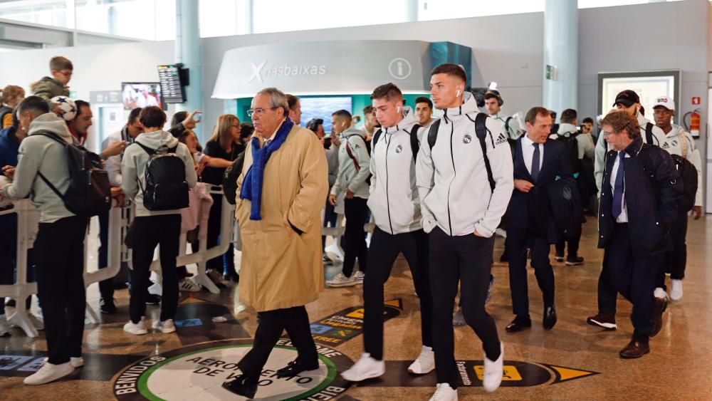 El Real Madrid llega a Vigo