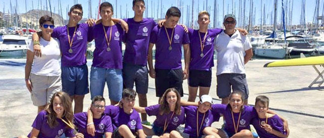 Nueve remeros del  RCN Gandia irán al campeonato de España