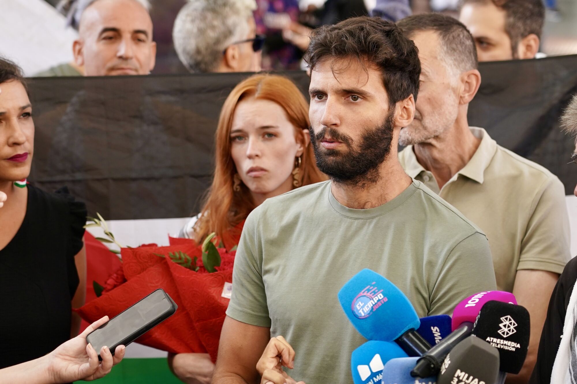 Los malagueños de la flotilla retenidos por Israel vuelven a casa