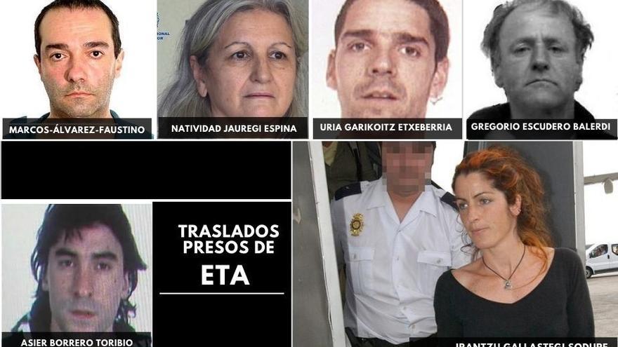 Composición de los presos de ETA pendientes de ser acercados a cárceles del País Vasco o Navarra para poner fin a la política de dispersión.