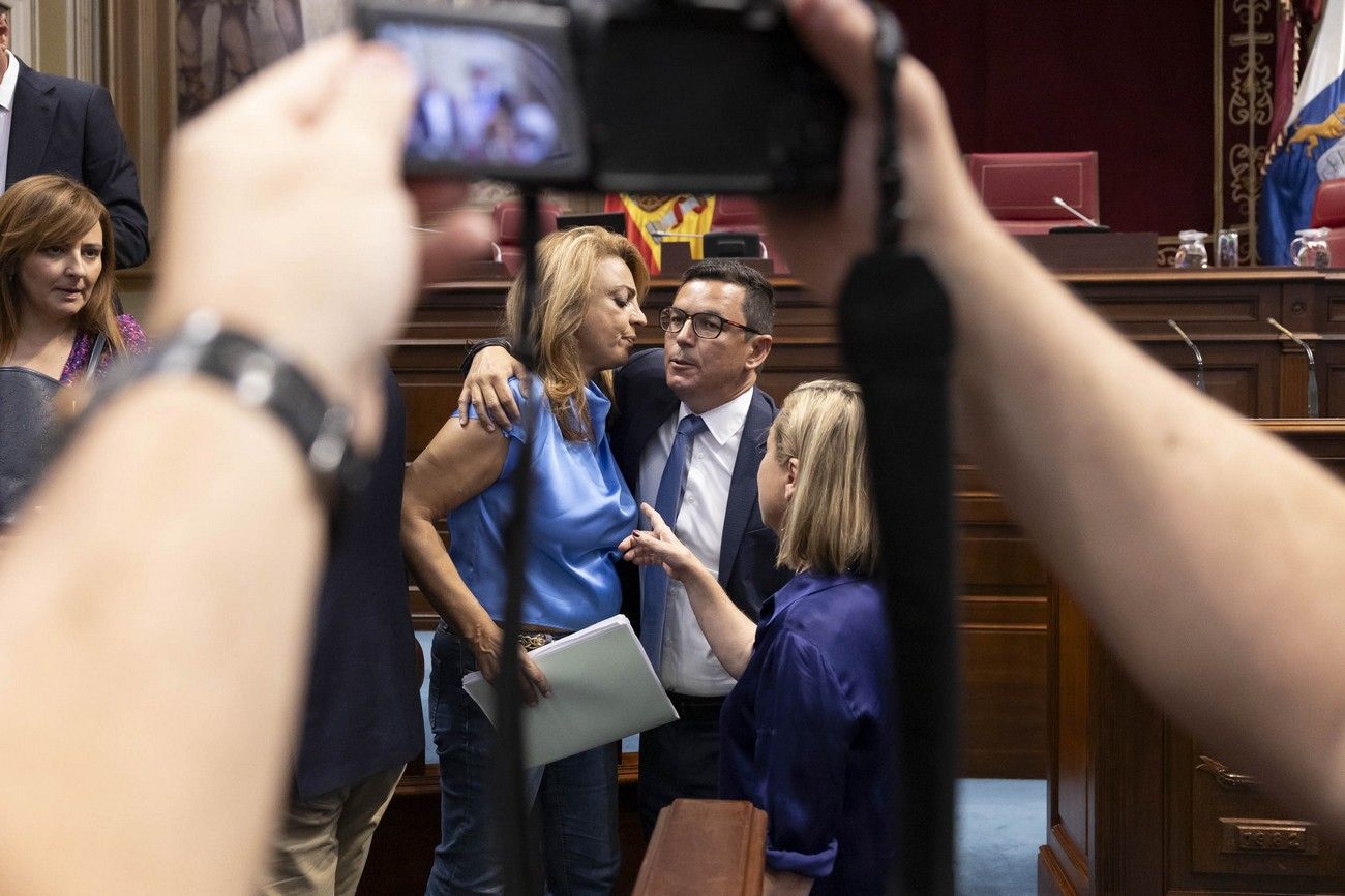 El Parlamento designa a Valbuena, San Ginés y Australia Navarro como senadores autonómicos