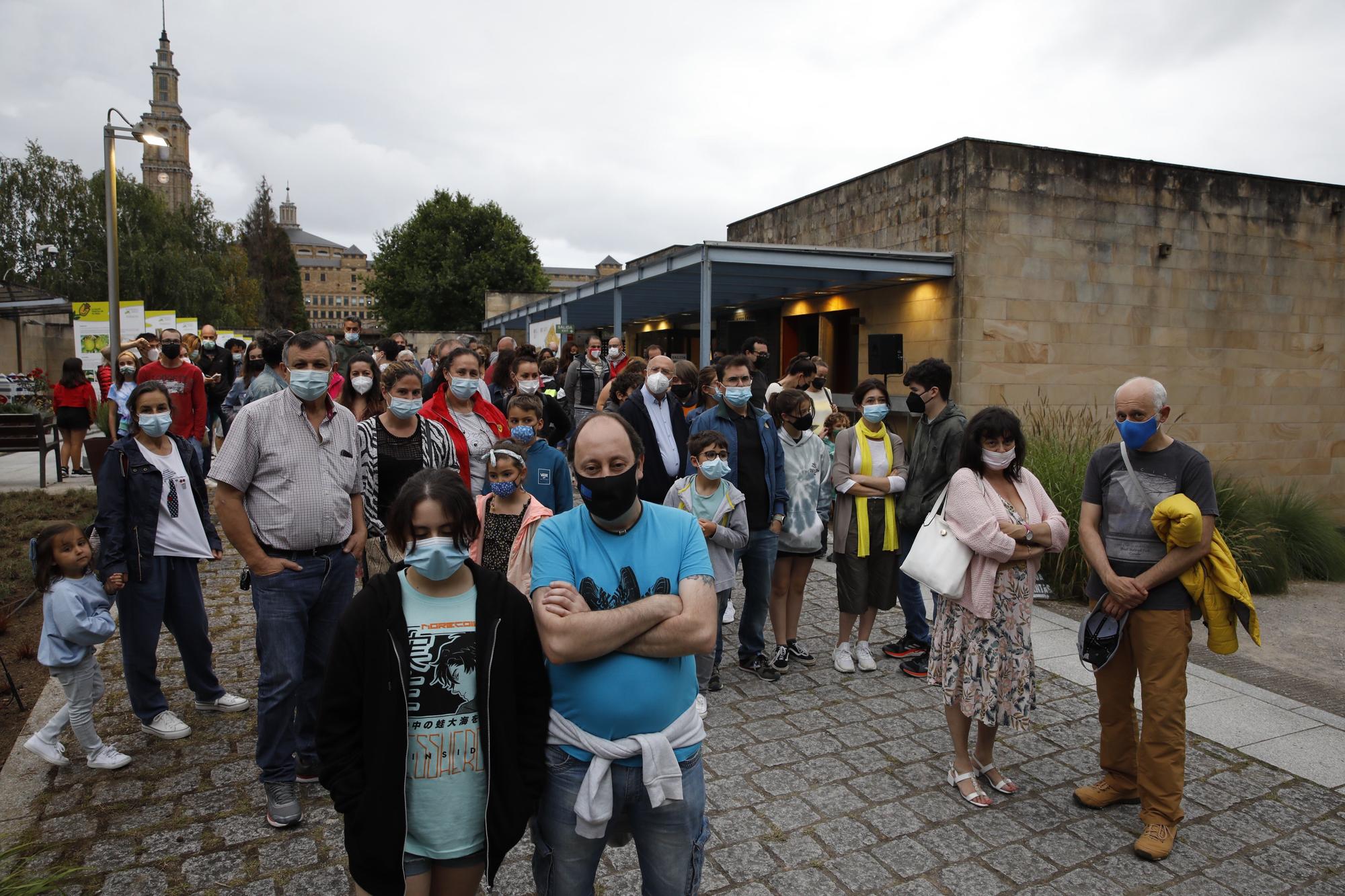 Espectáculo nocturno en el Jardín Botánico Atlántico de Gijón