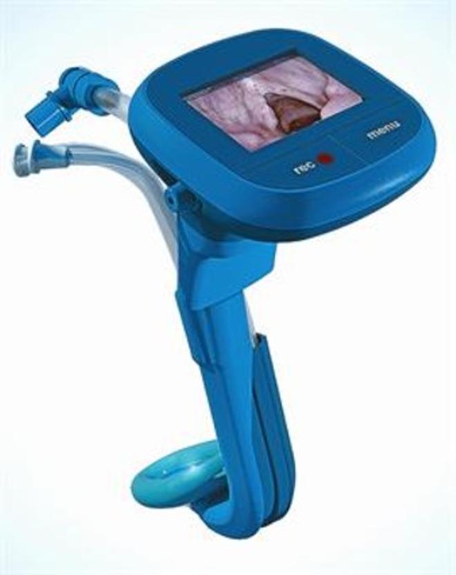 PROTOTIP.Un disseny del nou laringoscopi, que ja està en fase de producció industrial.