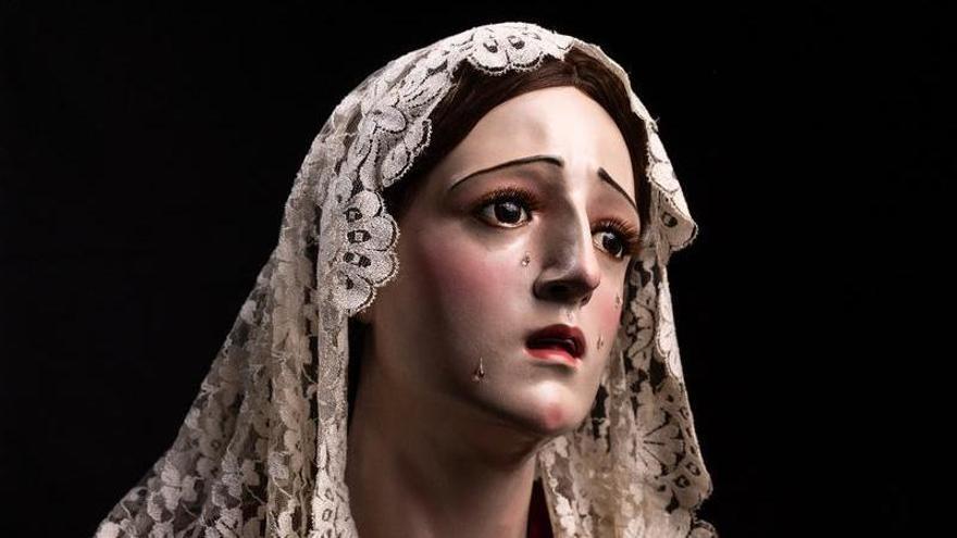 La Virgen de los Dolores de Torremolinos vuelve al culto tras su restauración