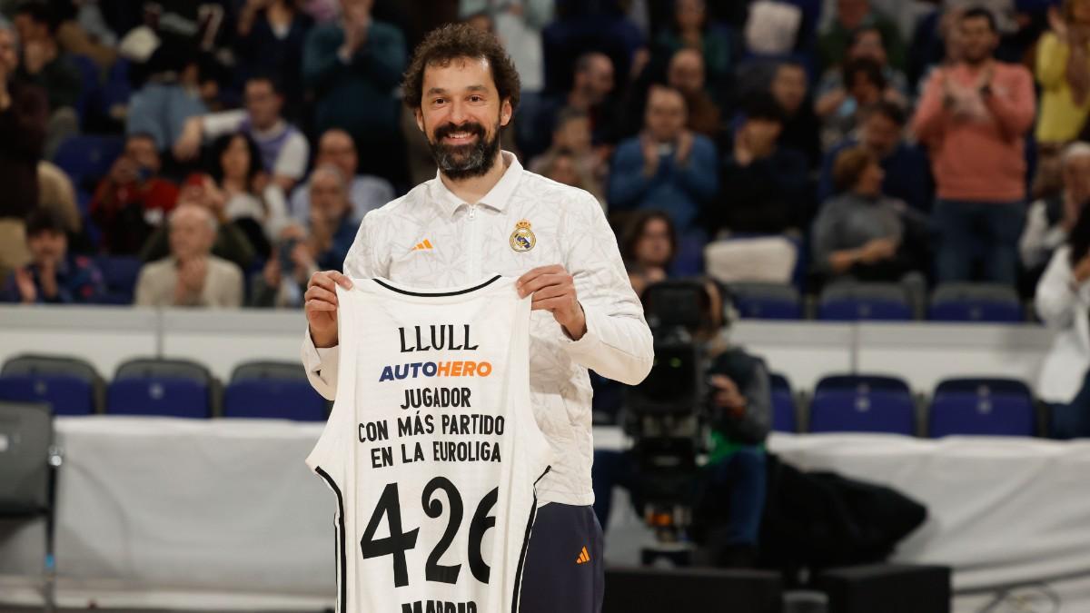 Sergio Llull es el jugador con más partidos jugados en la Euroliga