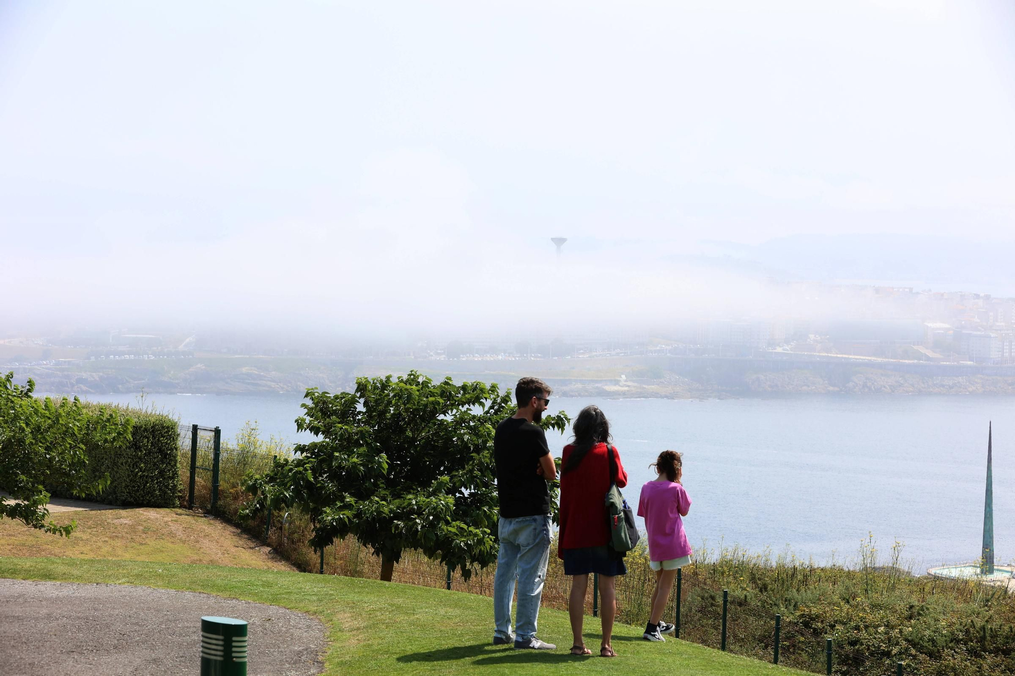 Julio arranca con días de niebla en A Coruña
