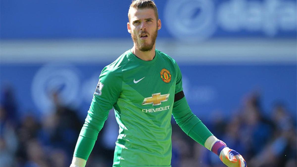 De Gea, en una imagen de archivo con el Manchester