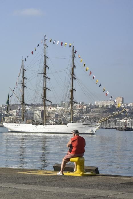 /09/2017 LAS PALMAS DE GRAN CANARIA. Llegada del buqe Cisne Branco , velero brasileño. FOTOS: J. PÉREZ CURBELO