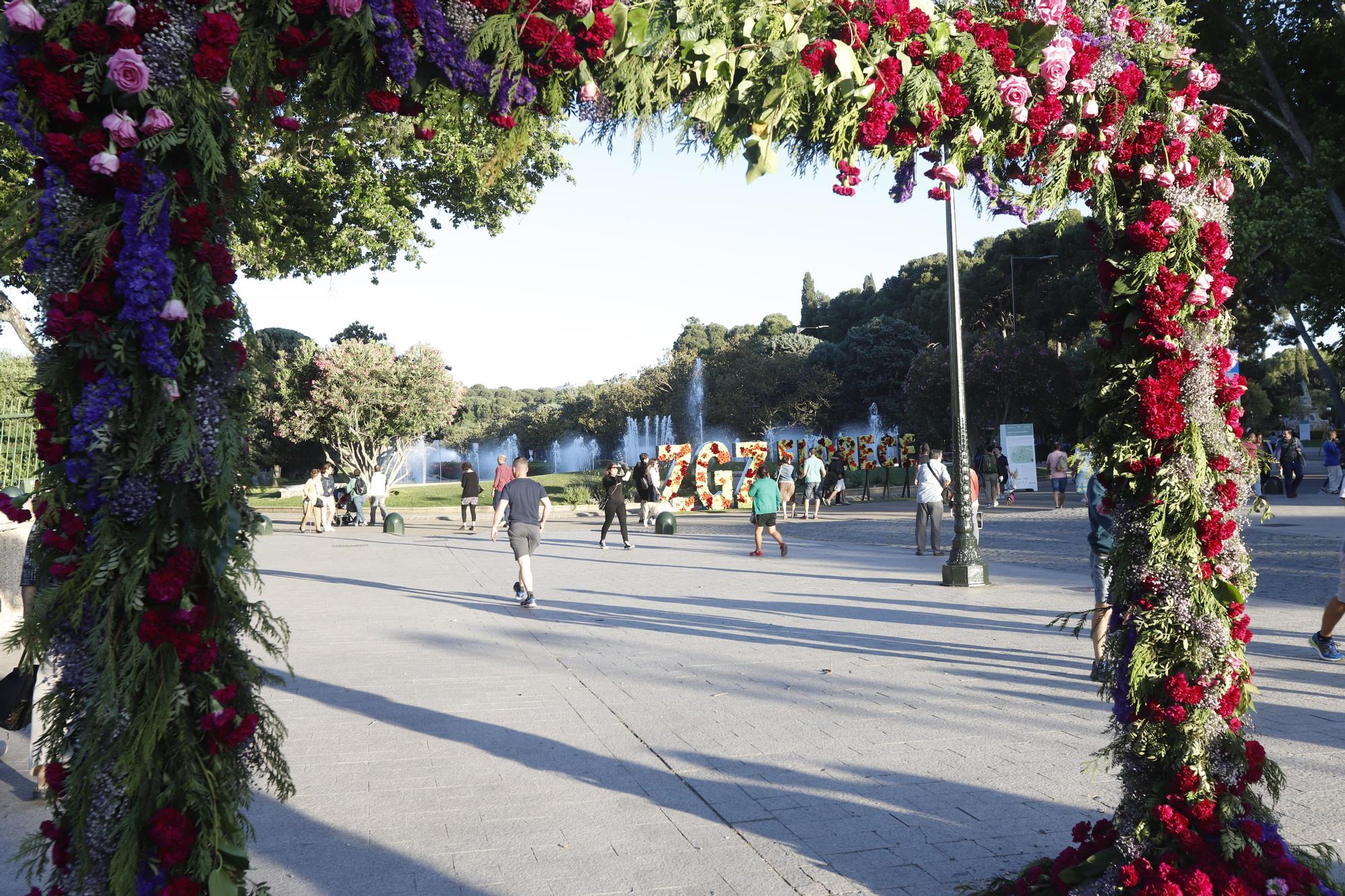 EN IMÁGENES | Así ha sido la inauguración de Zaragoza Florece