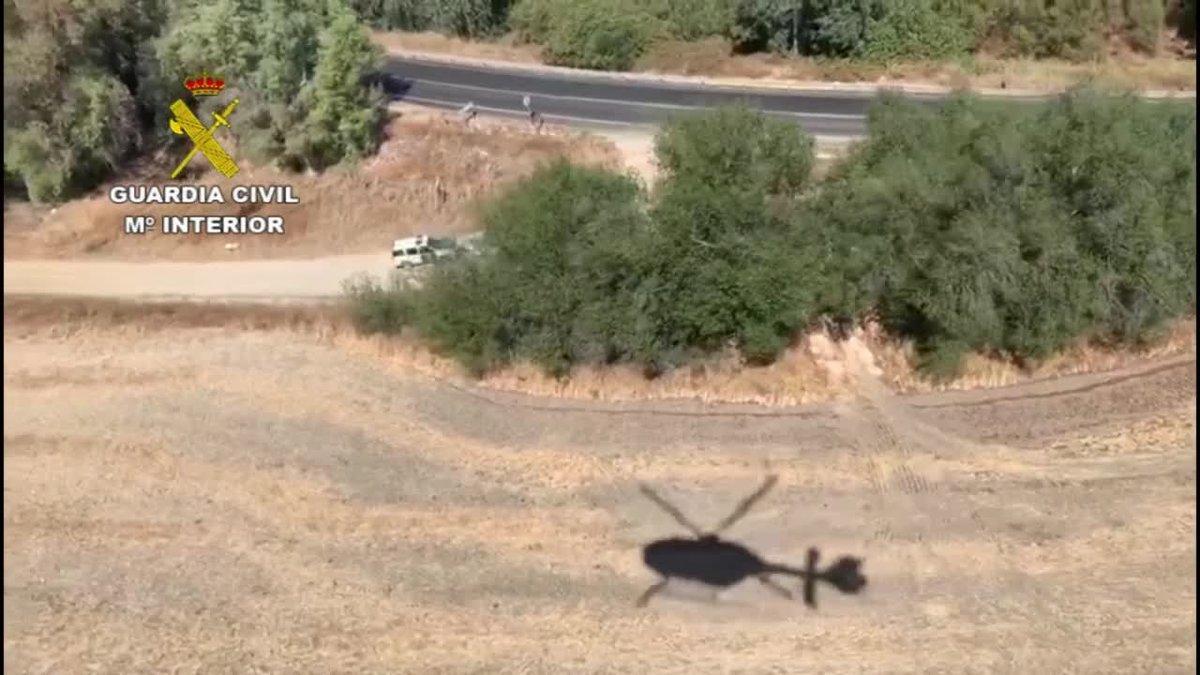 Disparan a la Guardia Civil que buscaban una plantación de marihuana en Cádiz