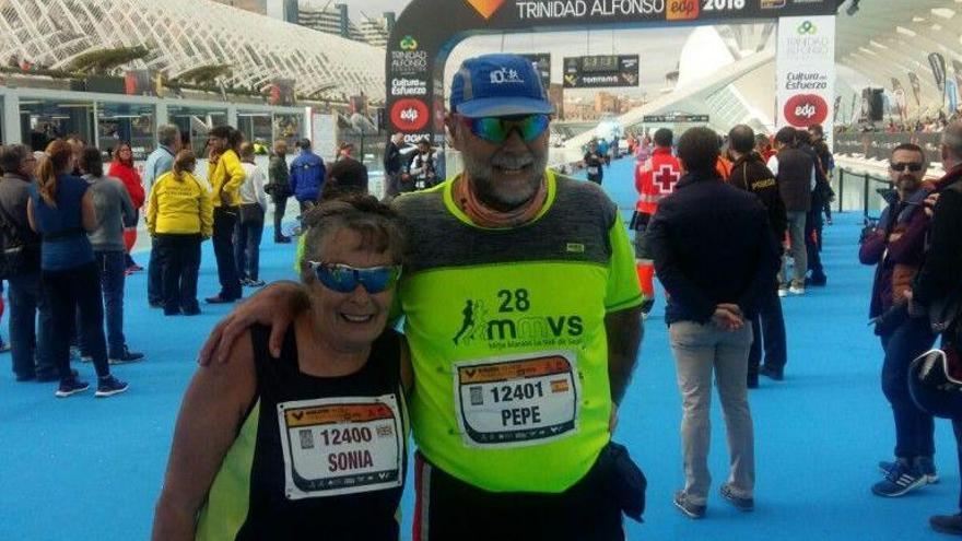 La pareja con más  maratones del mundo es valenciana