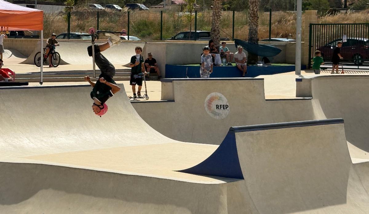 El Skate Park acogió el Autonómico de Scooter Freestyle.