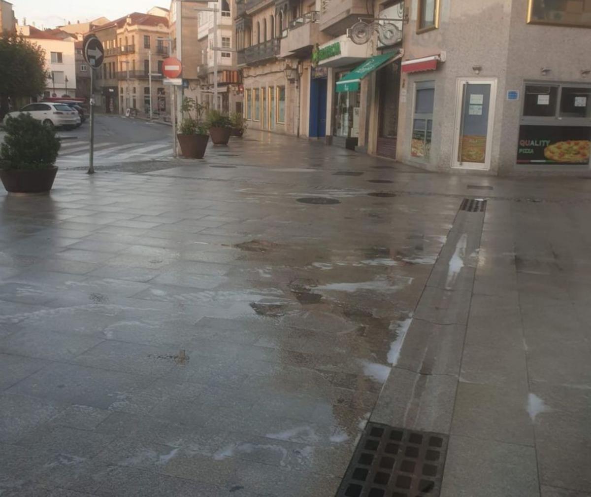 Las calles de Cangas, 
en el confinamiento,
 vistas por la cámara 
de Benito Freire.