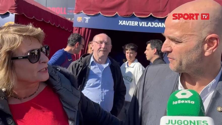 Haces cara de presidente’, le dice la senyora a Vilajoana