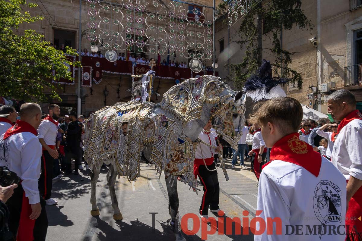 Recorrido Caballos del Vino día dos de mayo en Caravaca