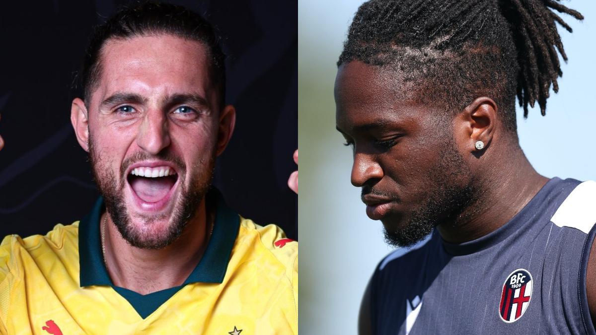 Rabiot (izquierda) y Rowe (derecha) volverán a verse las caras