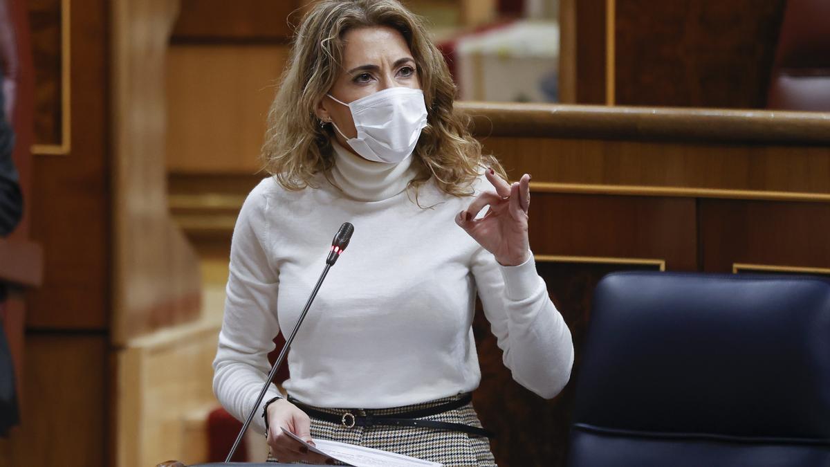 La ministra de Transportes, Raquel Sánchez.