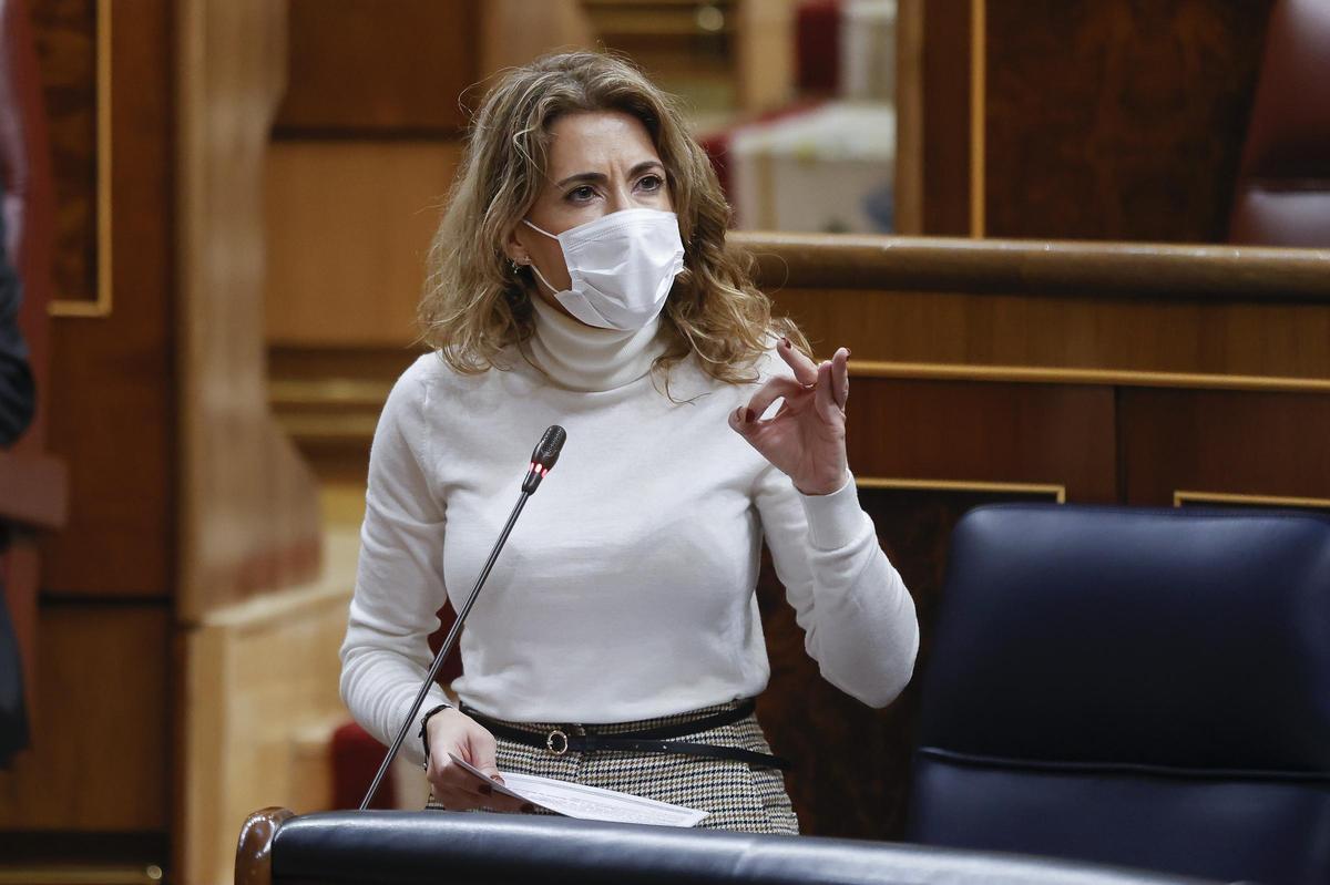 La ministra de Transportes, Raquel Sánchez.