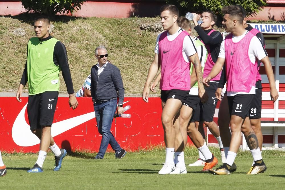 Entrenamiento del Sporting