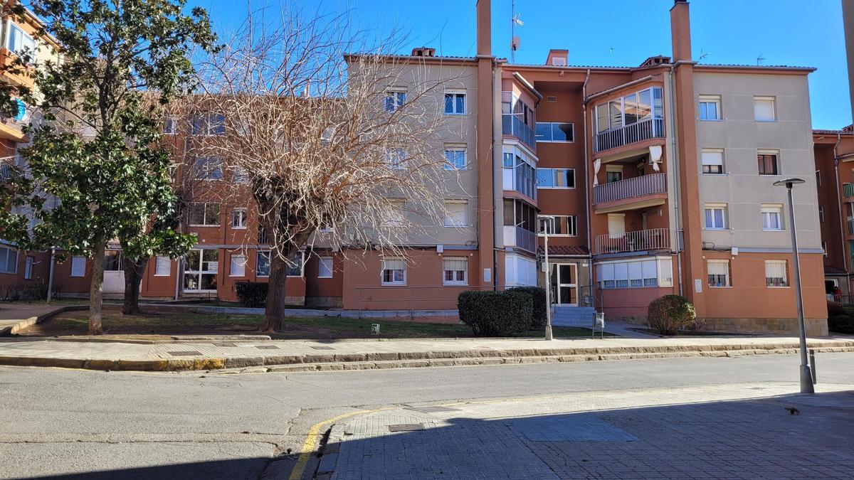 Voreres i habitatges al barri de Santa Eulàlia, en una imatge d'arxiu