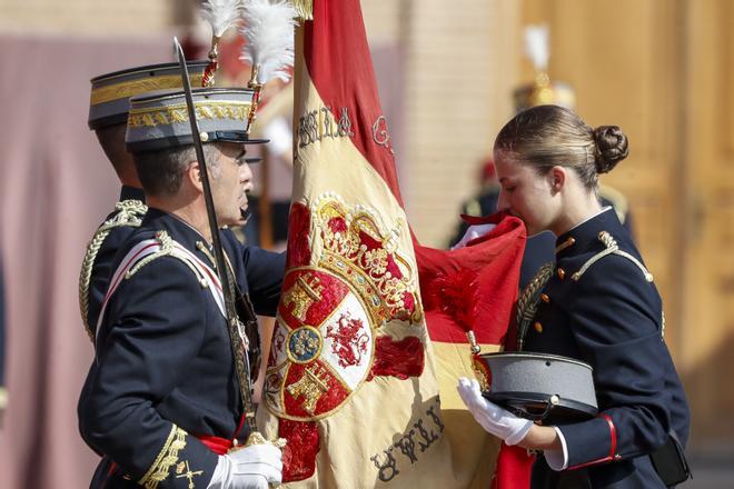 Las imágenes de la Jura de Bandera de la princesa Leonor