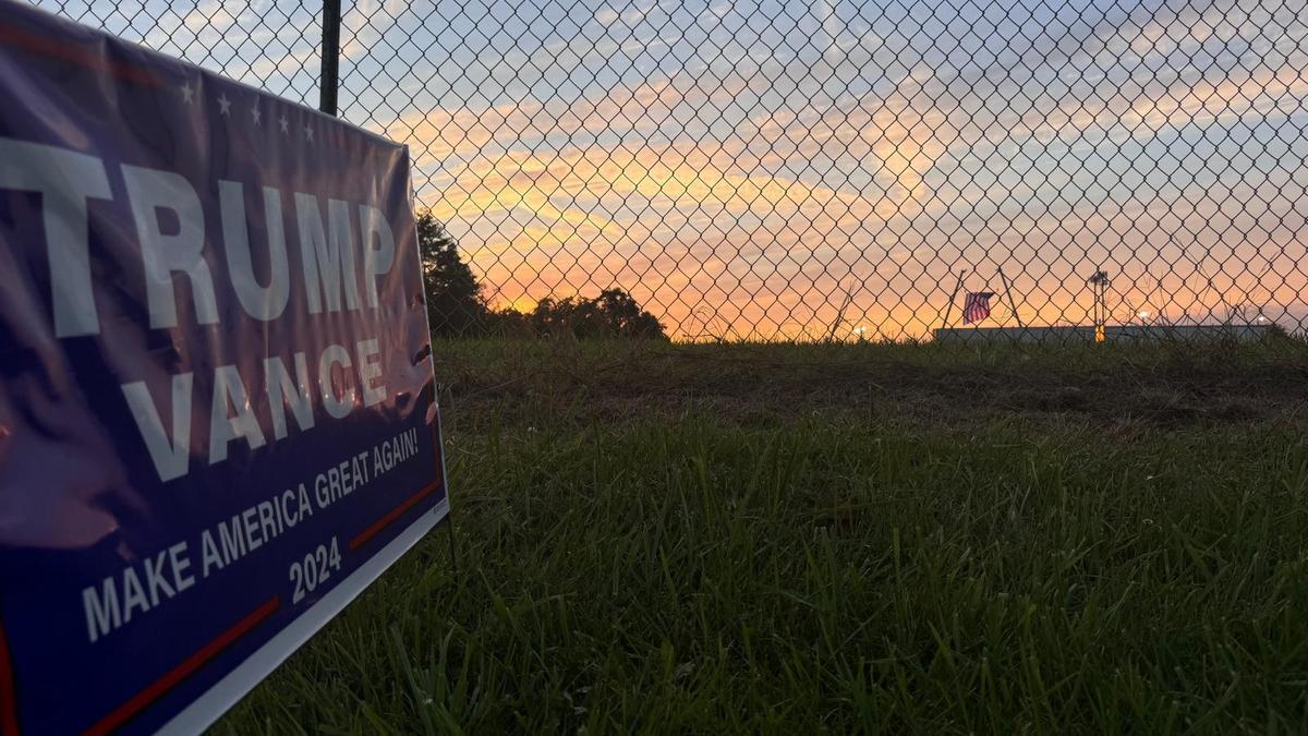 Lugar donde tendrá lugar el mitin de Trump, en Butler, donde recibió un disparo en la oreja.