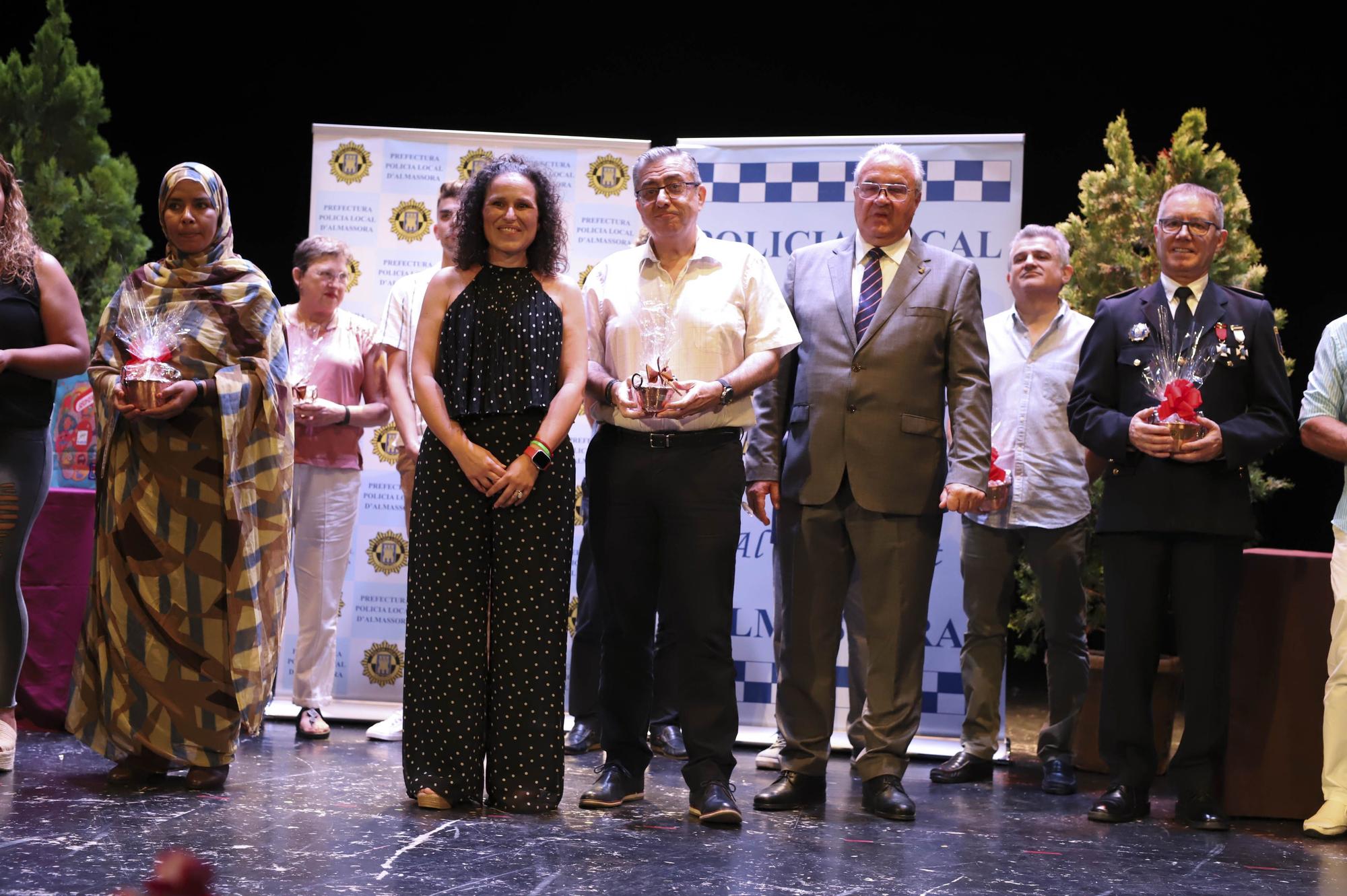 Las fotos de los premiados por la Policía Local de Almassora en su festividad