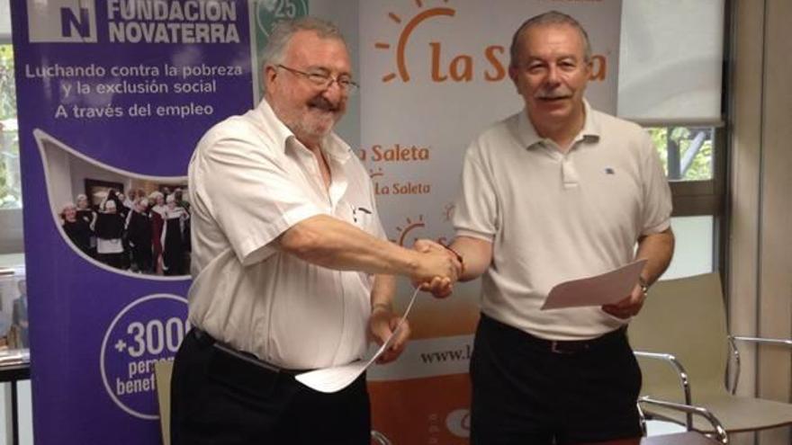 Fundación Novaterra y La Saleta se alían  por la inclusión social